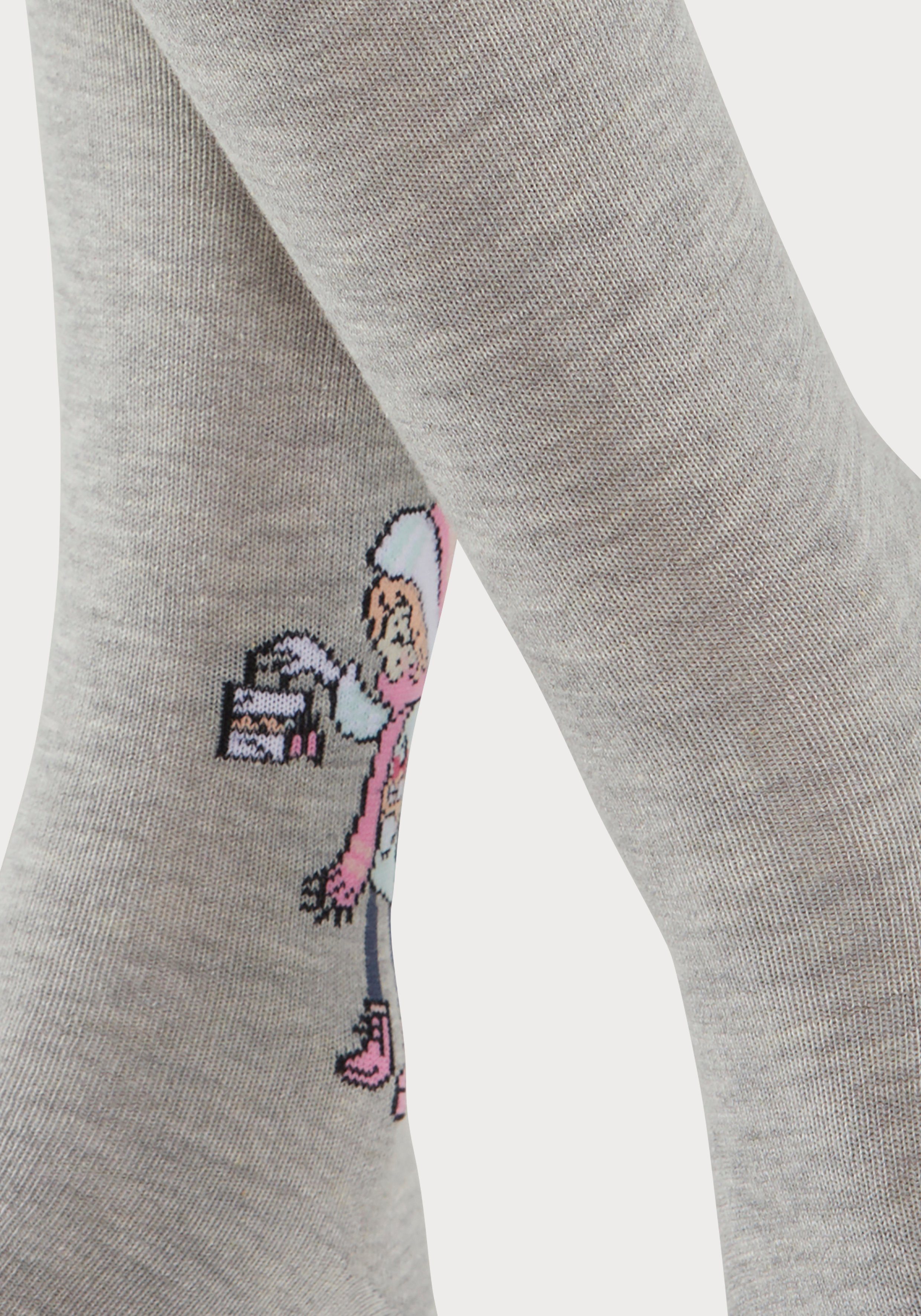 H.I.S Kniestrümpfe (5-Paar) mit eingestricktem Motiv