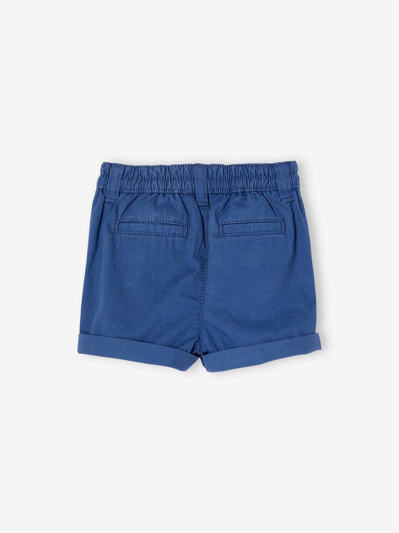 Bermuda bébé de cérémonie bleu