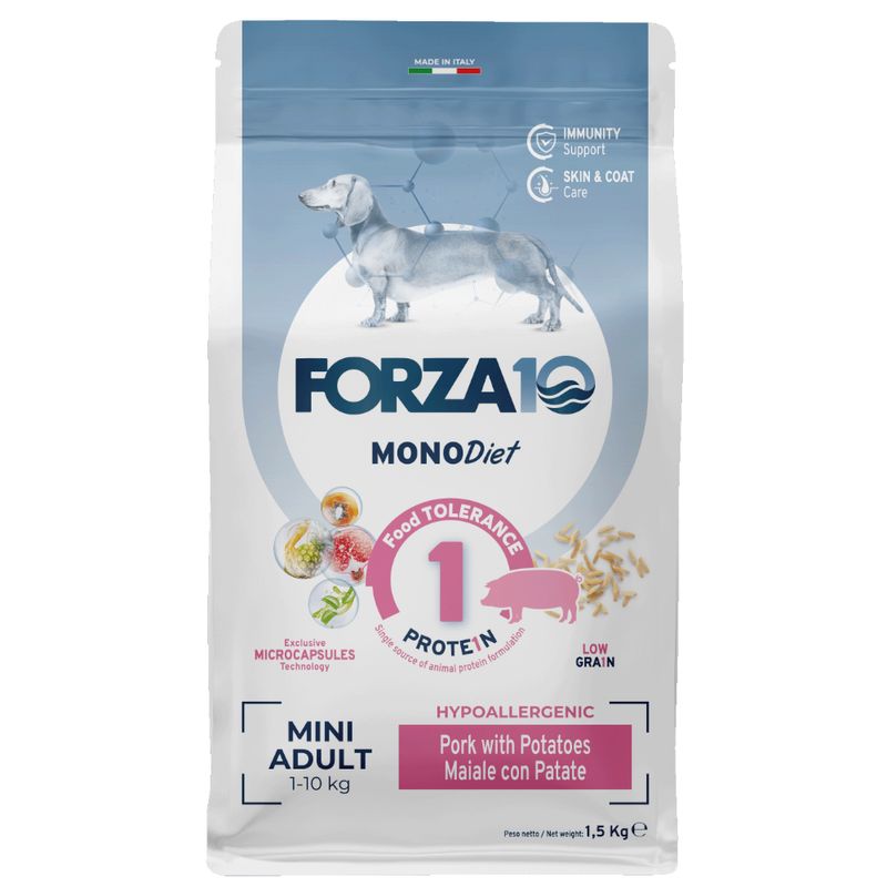 Forza10 Mini Diet Low Grain mit Schwein & Kartoffeln