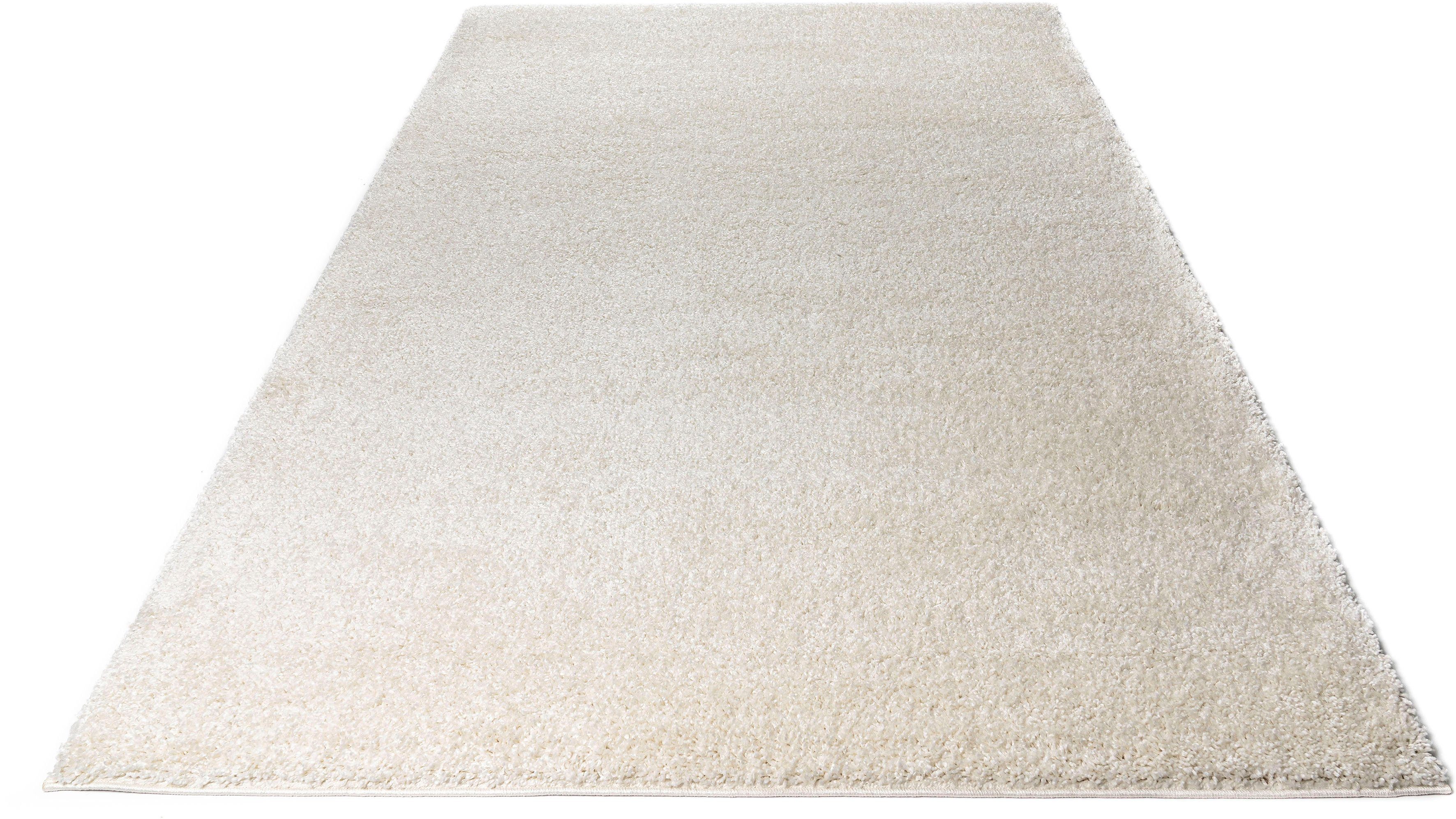 Hochflor-Teppich Shaggy Soft, Bruno Banani, rechteckig, Höhe: 30 mm, gewebt, Uni Farben, besonders weich und kuschelig