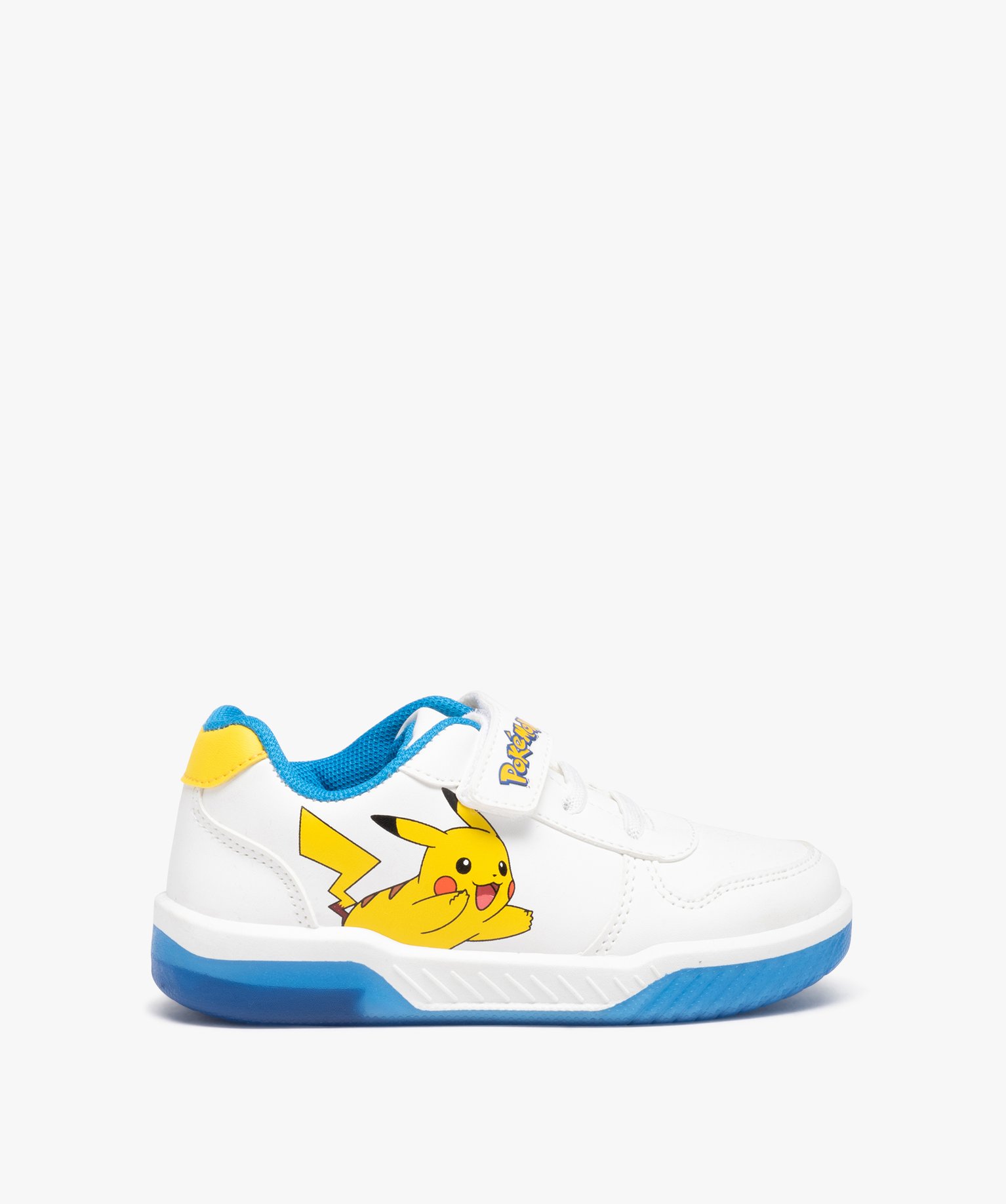 Baskets Garçon Pikachu à semelle lumineuse - Pokemon blanc | GEMO