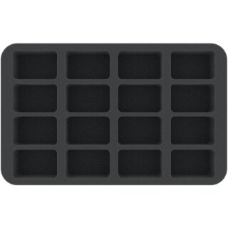 Feldherr 45 mm Half-Size Schaumstoffeinlage mit 16 Fächern