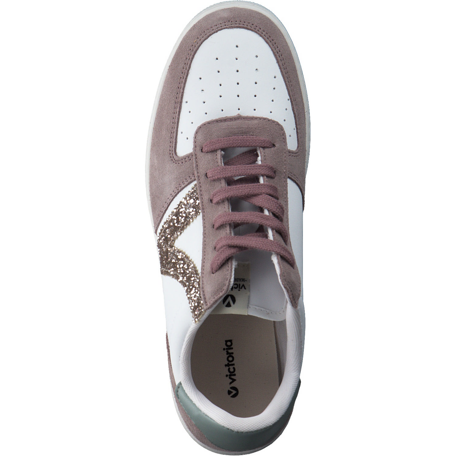 Viktoria 1258203, Sneakers Low, Damen, lavanda/white