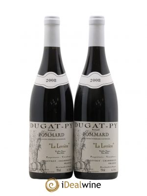 Pommard La Levrière Dugat-Py  2008 - Lot de 2 Bouteilles