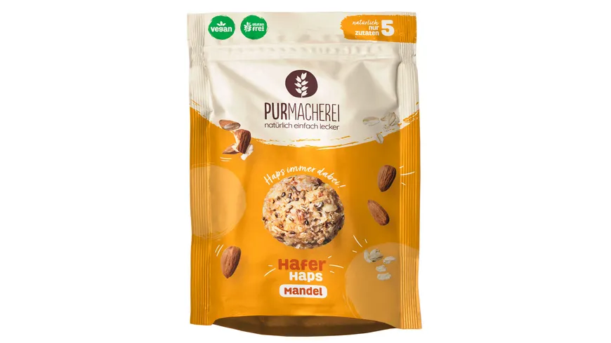 PURmacherei HaferHAPS Mandel 50 g