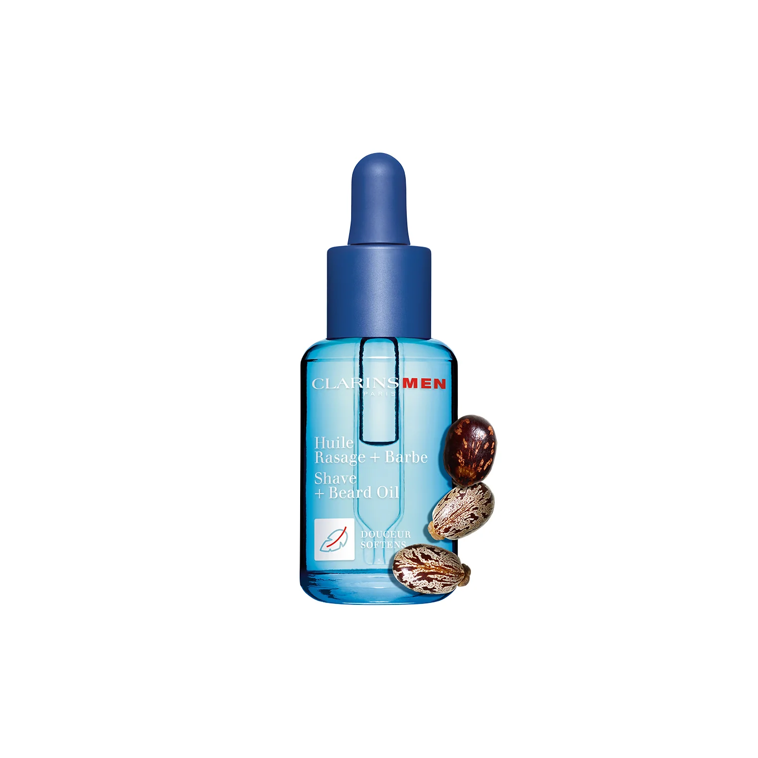 ClarinsMen Shaving + Beard Oil - Holiaci olej, Ošetrenie brady