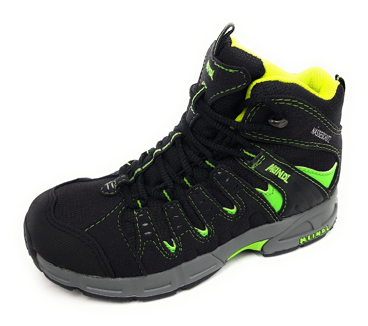 Meindl Snap Junior Mid 2047-22 Schwarz 22 Lemon/Schwarz