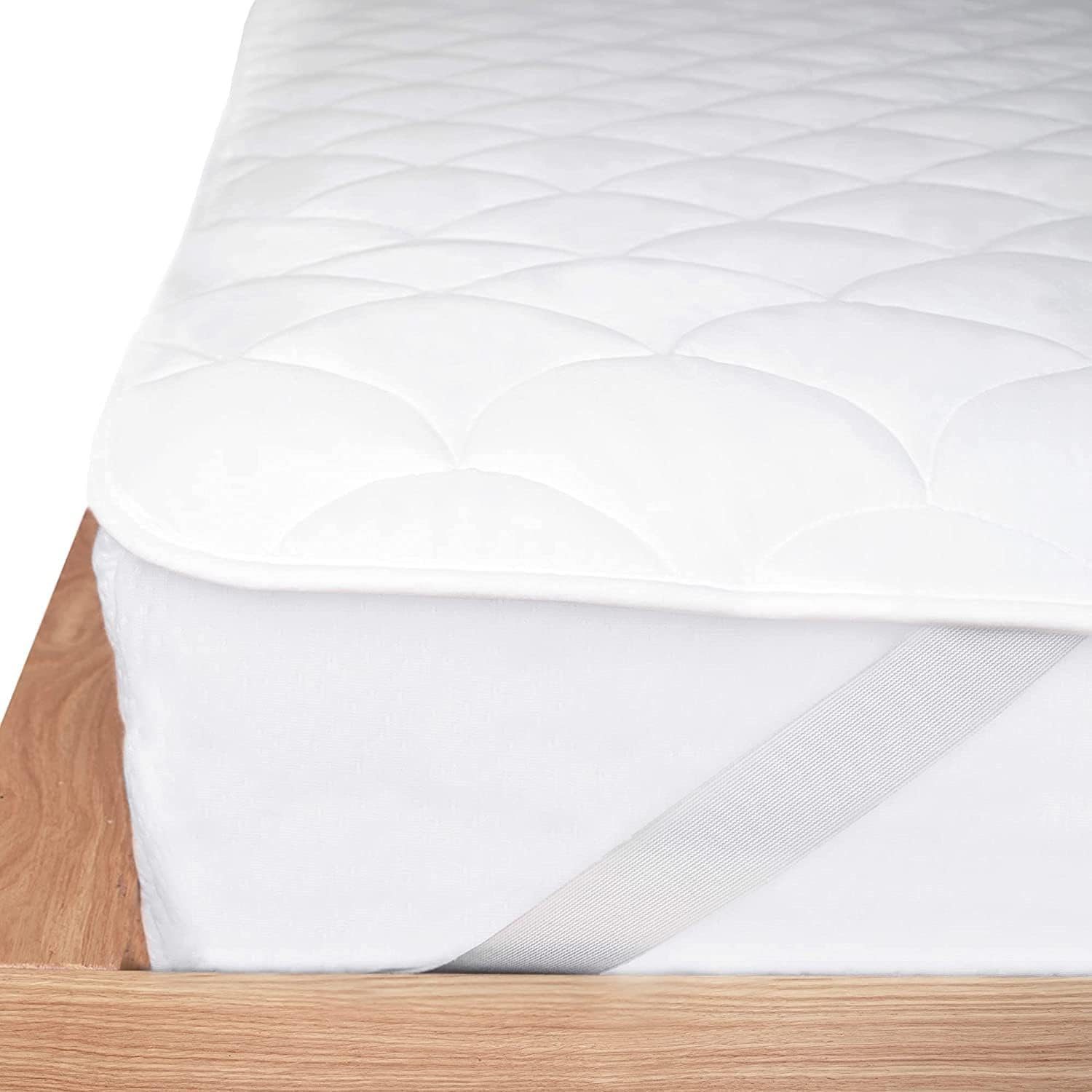 Matratzenauflage Matratzenschoner,Atmungsaktive Matratzenschutzbezug 300g/m² Füllung Mutoy, Bezug aus100% weiche Mikrofaser, Füllung 100%Baumwolle,mit 4 Eckgummi