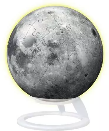 3D Puzzle Ball Der Mond - Glow-in-the-Dark