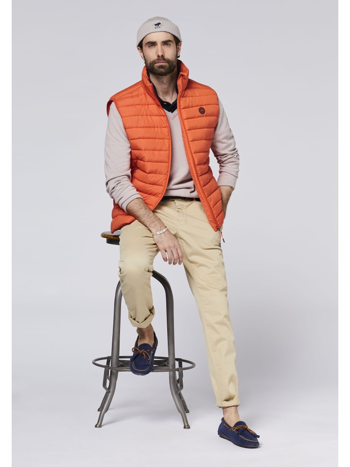 Polo Sylt Weste in Rot günstig kaufen