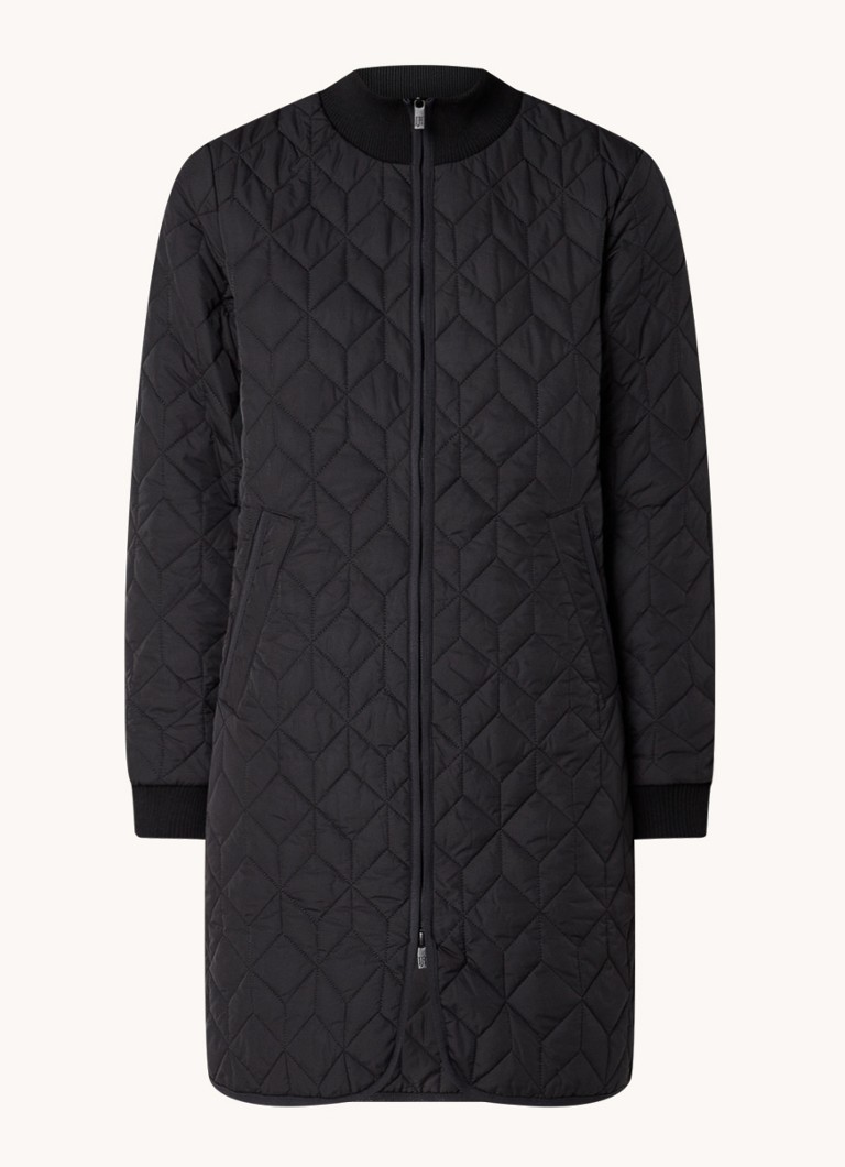 Ilse Jacobsen Quilted Bomber Jacket with Quilt Pattern