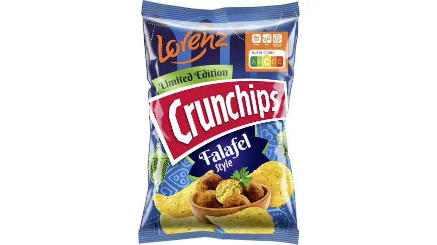 Lorenz Crunchips Limited Edition Falafel Style 130 g