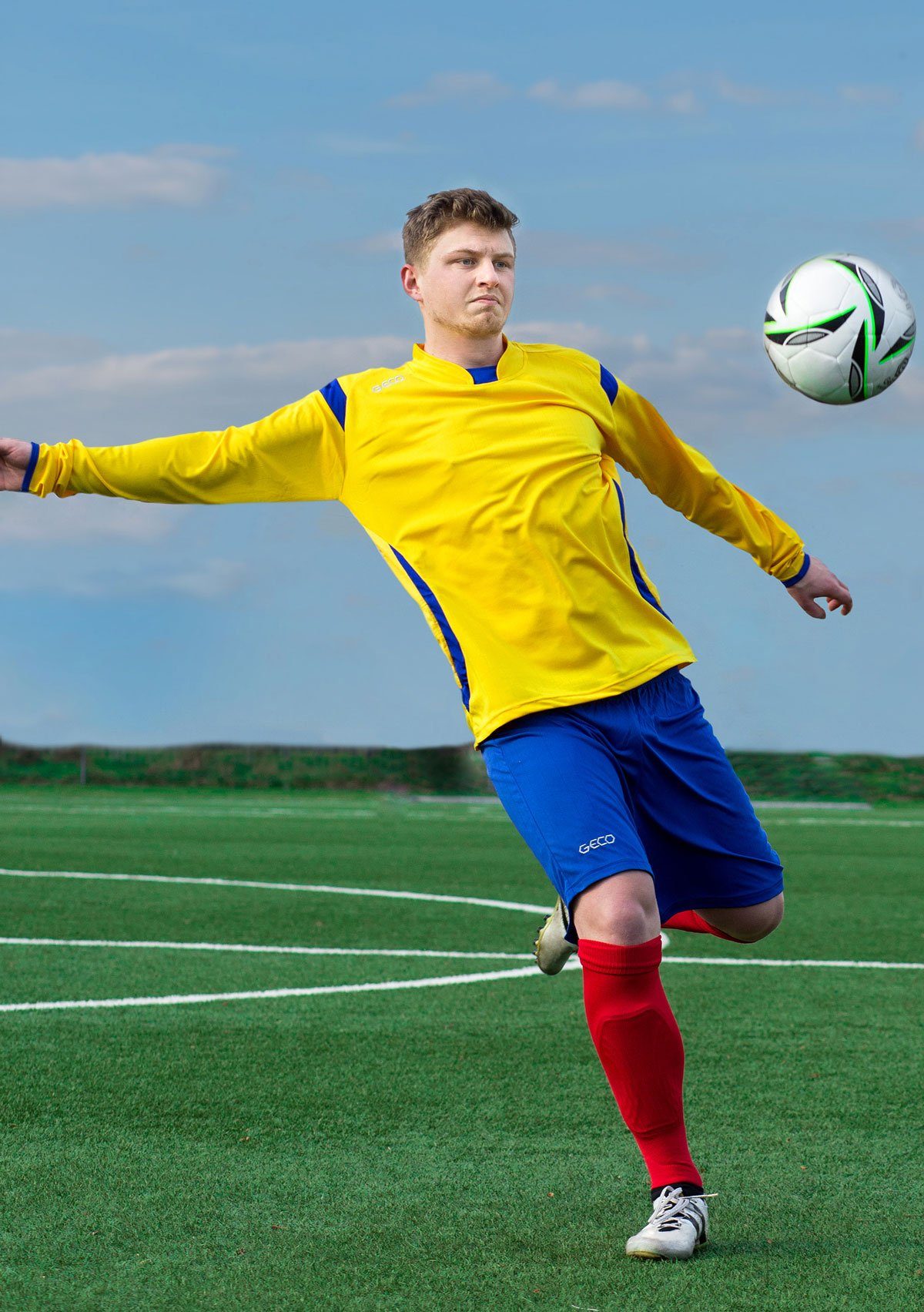Fußballtrikot Geco Fußball Trikot Levante langarm