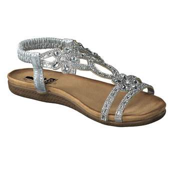 2Go Fashion Sandale in silber