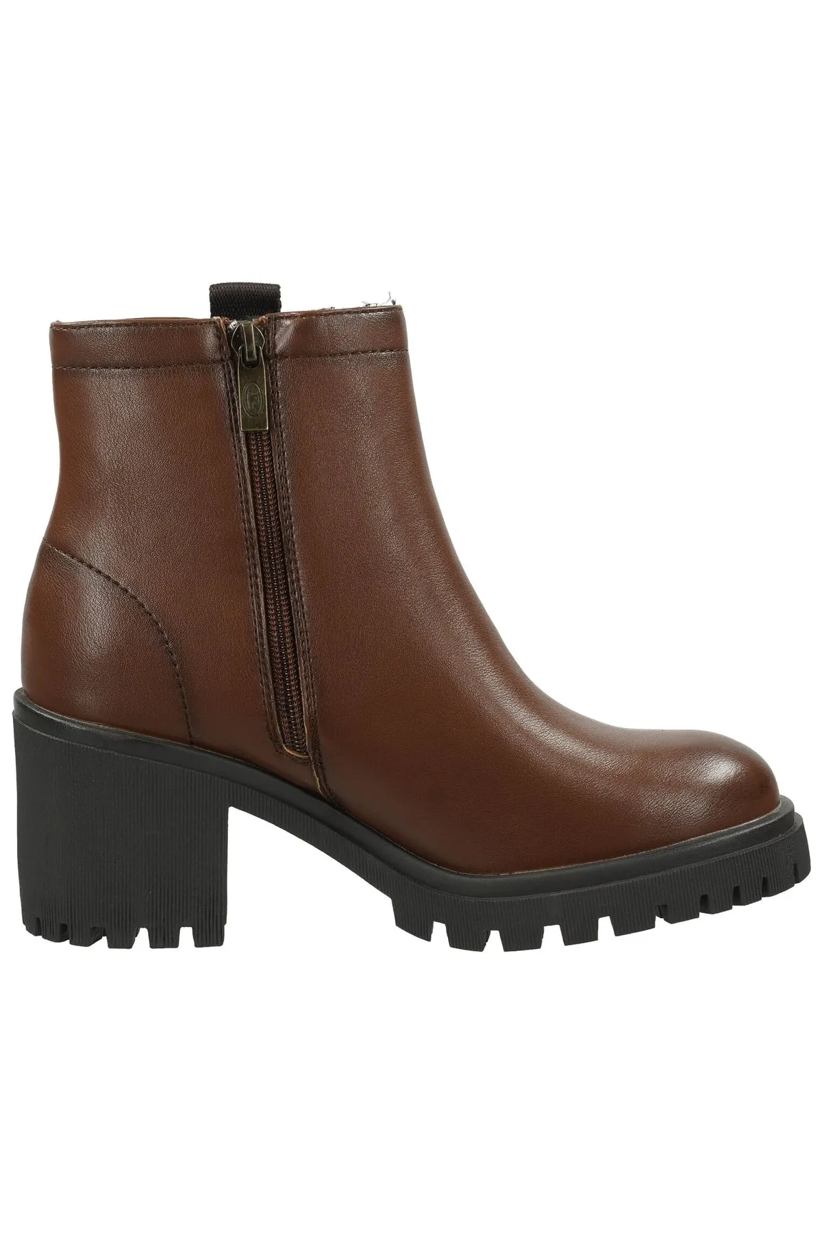 Tom Tailor  Stiefelette - Braun - Blockabsatz