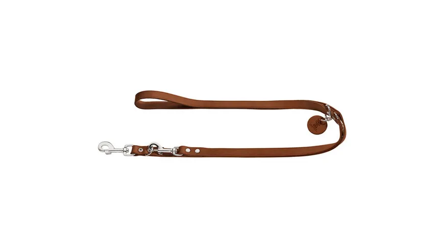 Hunter Verstellbare Führleine cognac 13 mm/200 cm