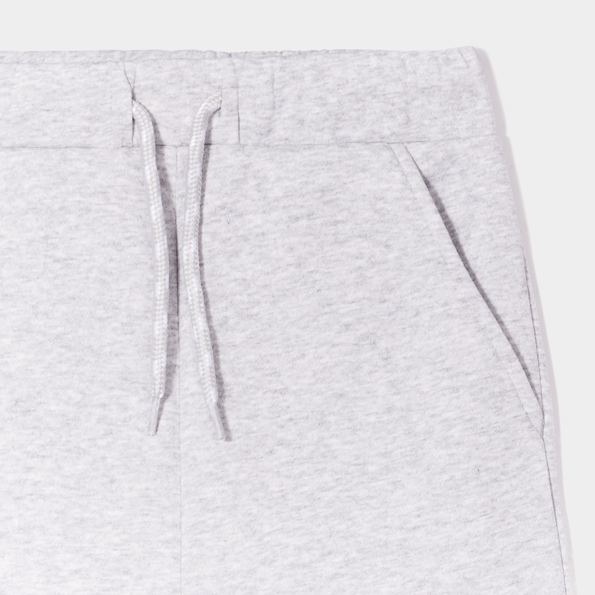 Pantalon de jogging molleton droit gris clair garçon | La Halle