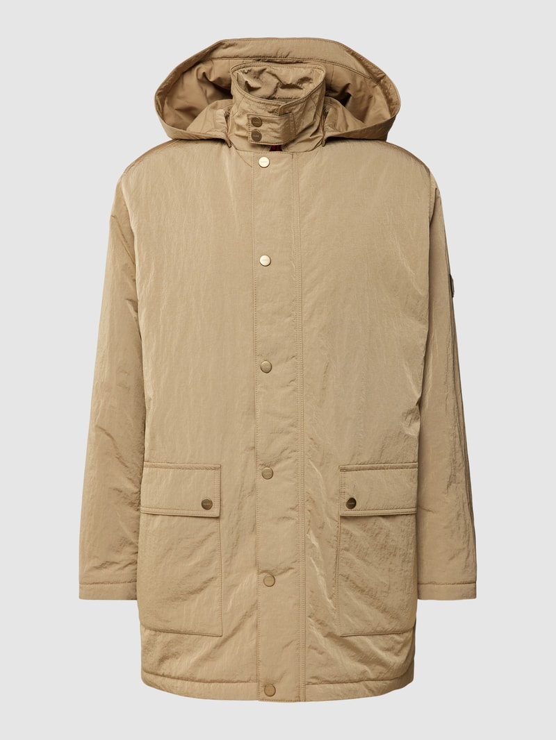 Parka mit Stehkragen Modell 'Marico' in camel