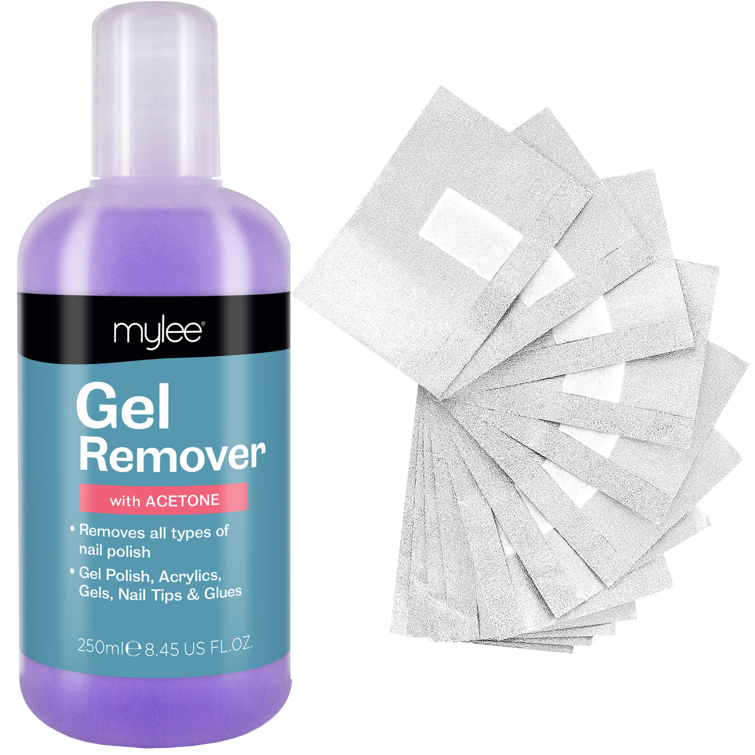 Gel Remover mit Folien-Wraps