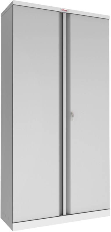 Phoenix SCL Serie Aufbewahrungsschank Stahl 4 Fachböden 915 x 370 x 1.830 mm Grau
