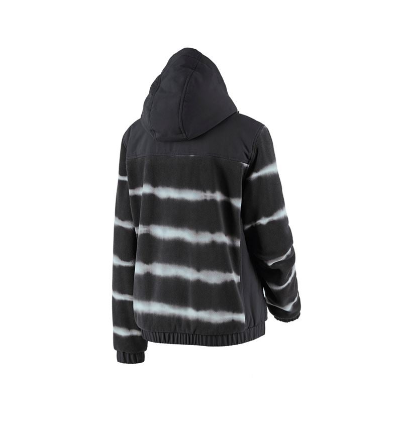 Hybrid Kapuzenfleecej. tie-dye e.s.motion ten,Da.