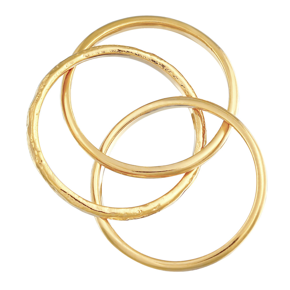 Elli Elli Bague Bague enveloppante pour femmes Trinity Basic Classic en argent sterlin Bague