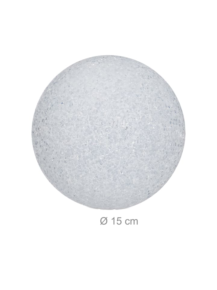 relaxdays Kugelleuchte Farbwechsel in Weiß - Ø 15 cm günstig kaufen onesize
