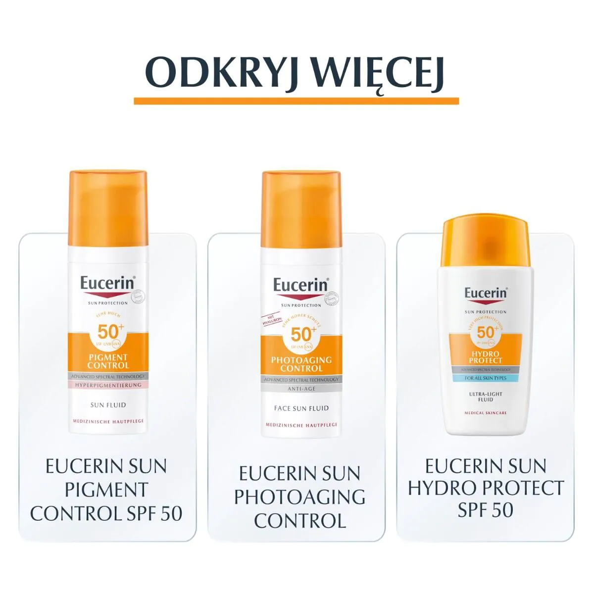 Eucerin Hydro Protect SPF 50+ Ultra-Light Moisturizing Protective Fluid