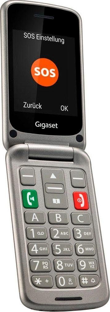 Gigaset GL590 Klapphandy (7,3 cm/2,8 Zoll, 0,03 GB Speicherplatz, 3 MP Kamera)