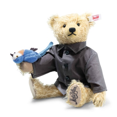 Monty Python Teddybär: Toter Papagei-Sketch, 28 cm, hellbraun