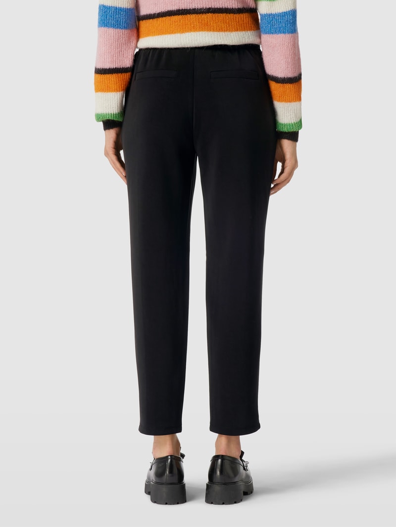 Sweatpants mit Tunnelzug Modell 'Peach' in schwarz