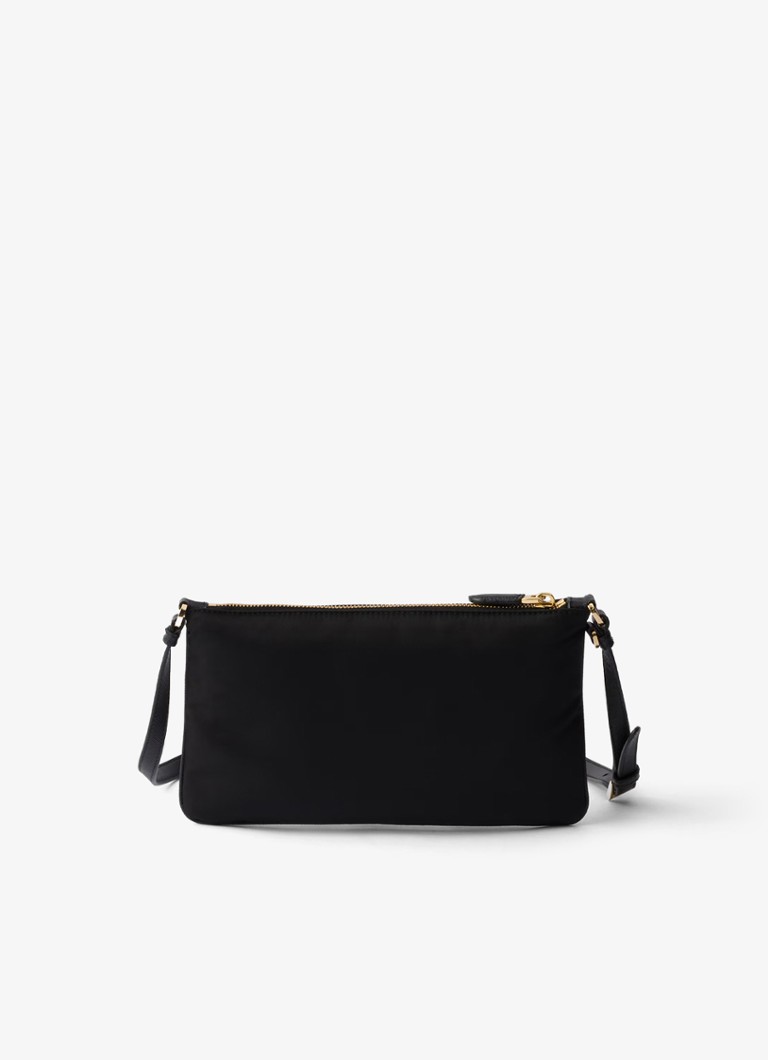 Prada Re-Nylon shoulder bag with leather details