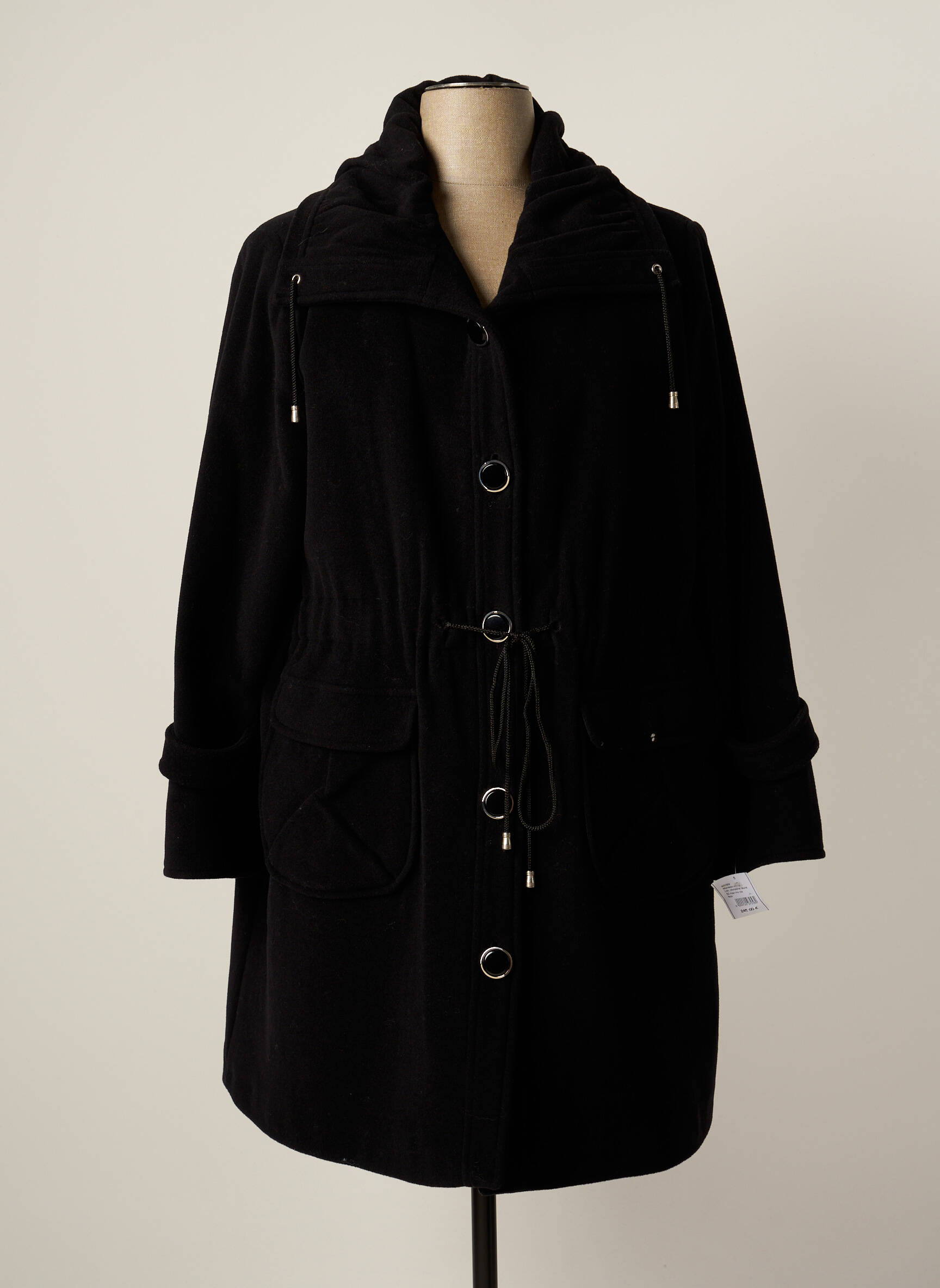 Christine Laure Manteaux Longs Femme couleur noir