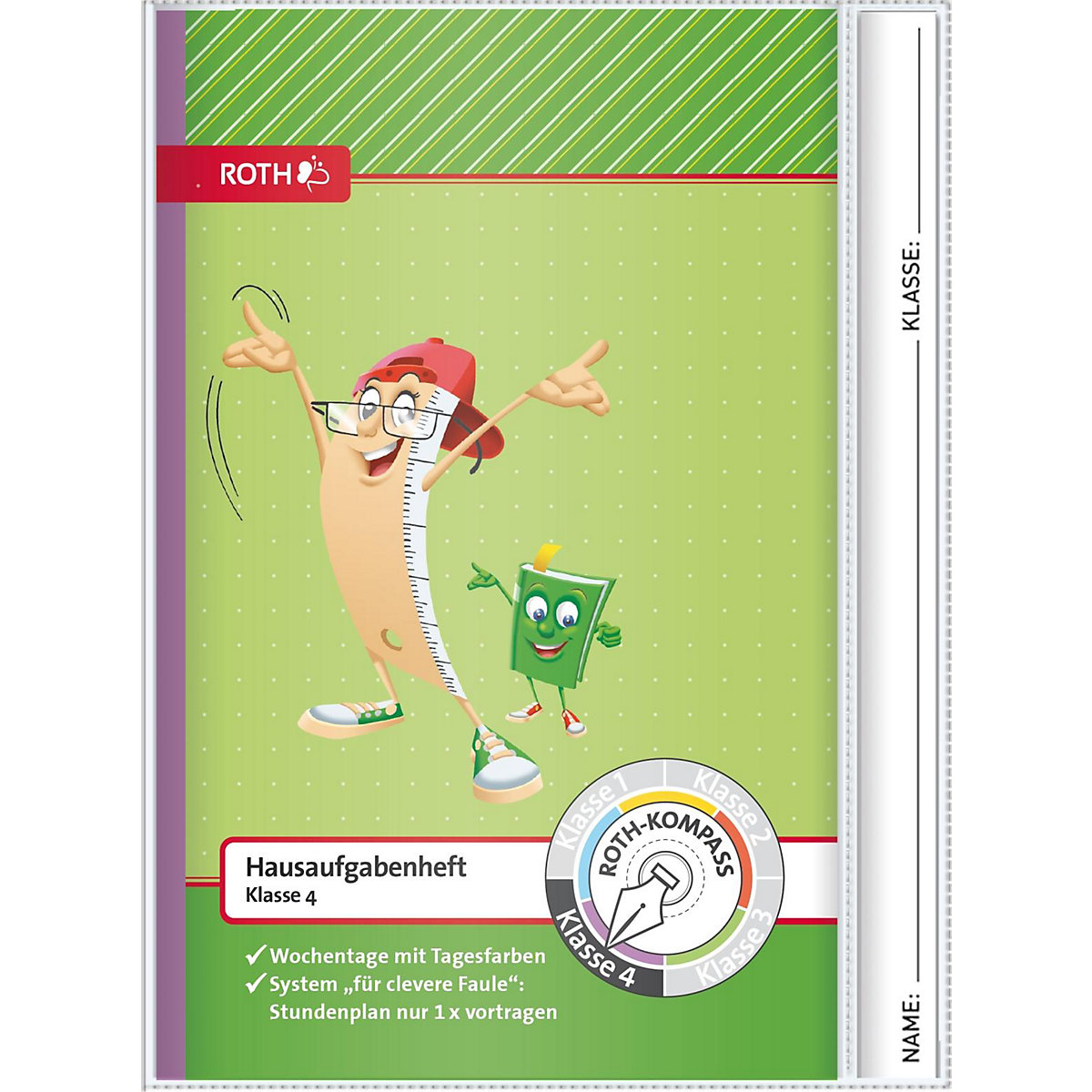 Hausaufgabenheft Kompass 4. Klasse, A5