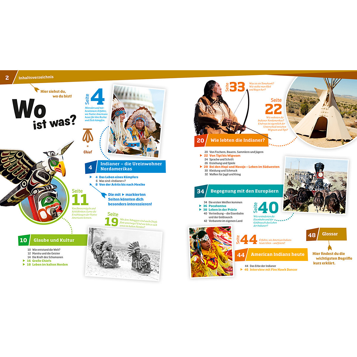 WAS IST WAS Indianer - Trommeln, Tipi, Totempfahl