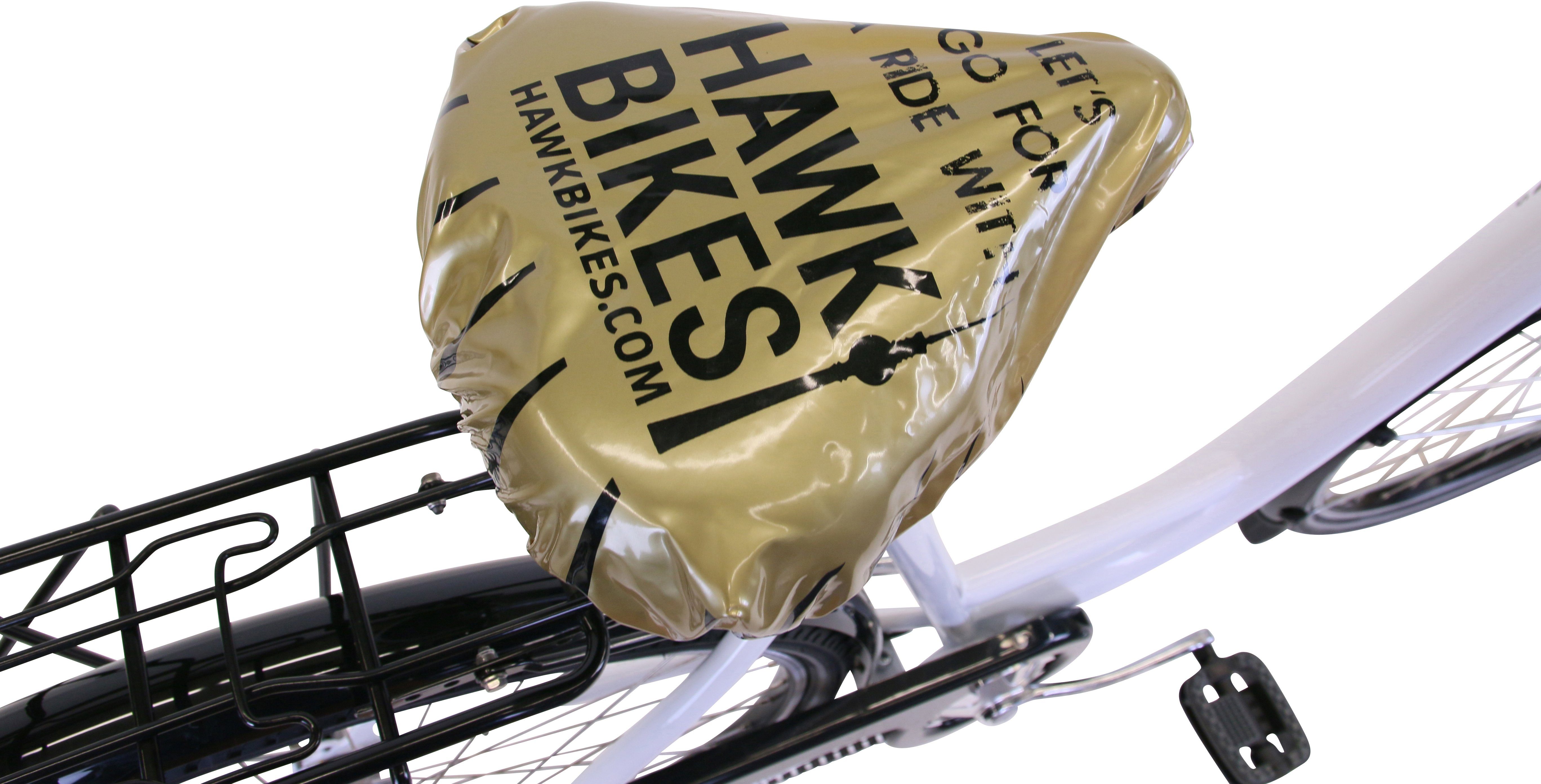 HAWK Bikes Cityrad HAWK City Wave Premium White, 3 Gang Shimano Nexus Schaltwerk