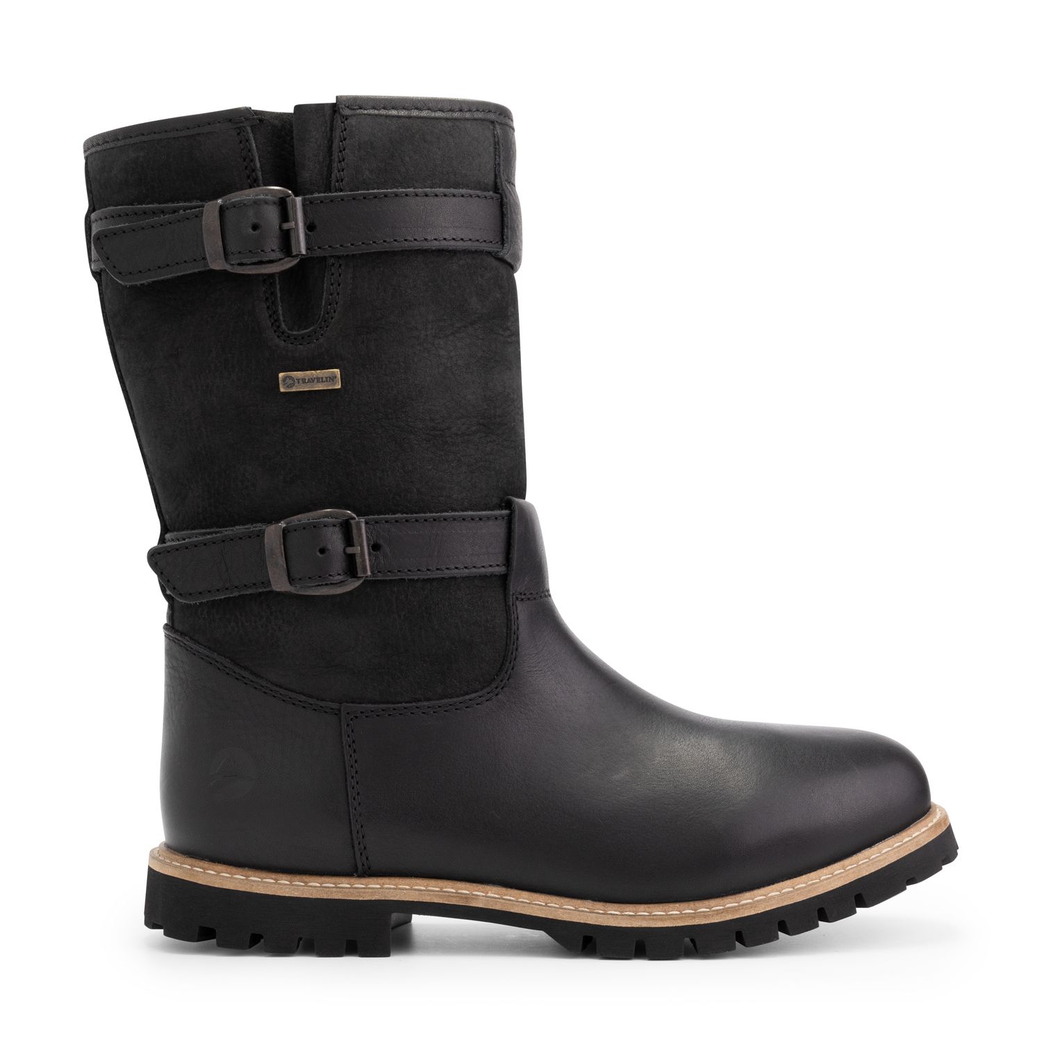 Travelin' Sweden schwarze Herren Outdoorstiefel