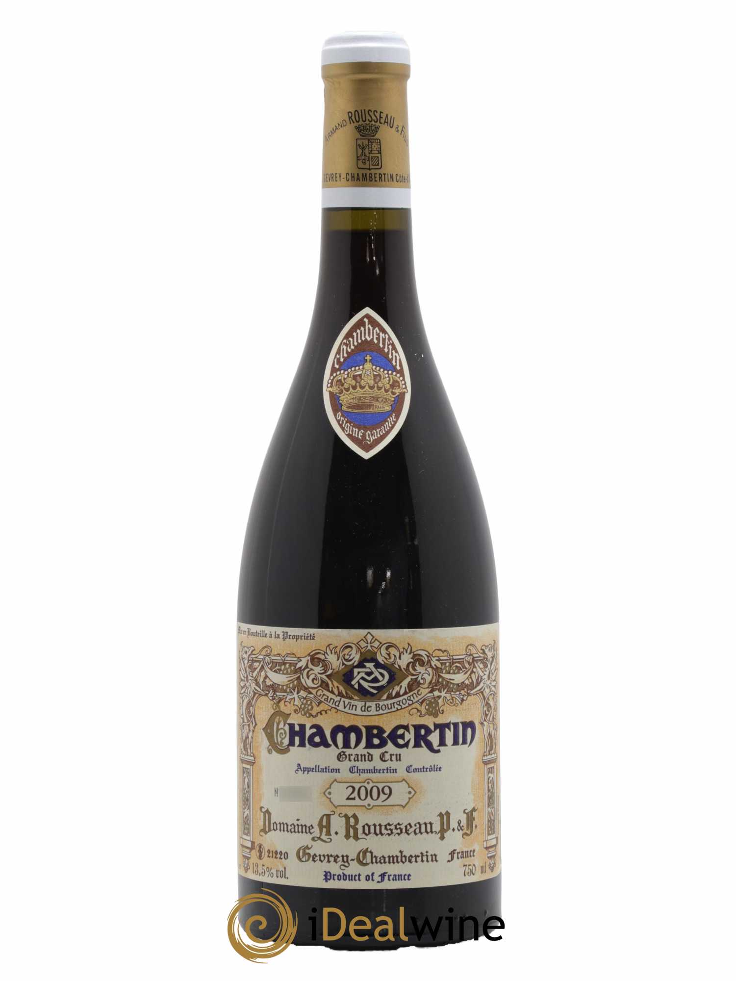 Chambertin Grand Cru Armand Rousseau (Domaine)  2009 - Lot de 1 Bouteille