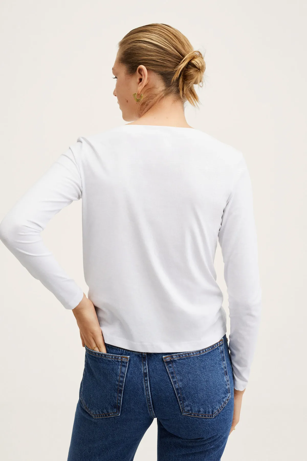 MANGO  27013257 Frau / Mädchen Weiß