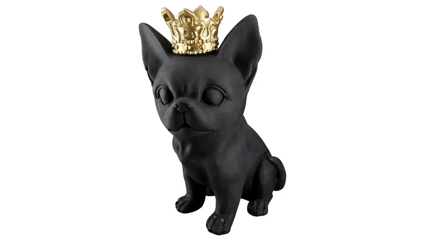 GILDE Poly Chihuahua Roxy H=18cm schwarz, weiß