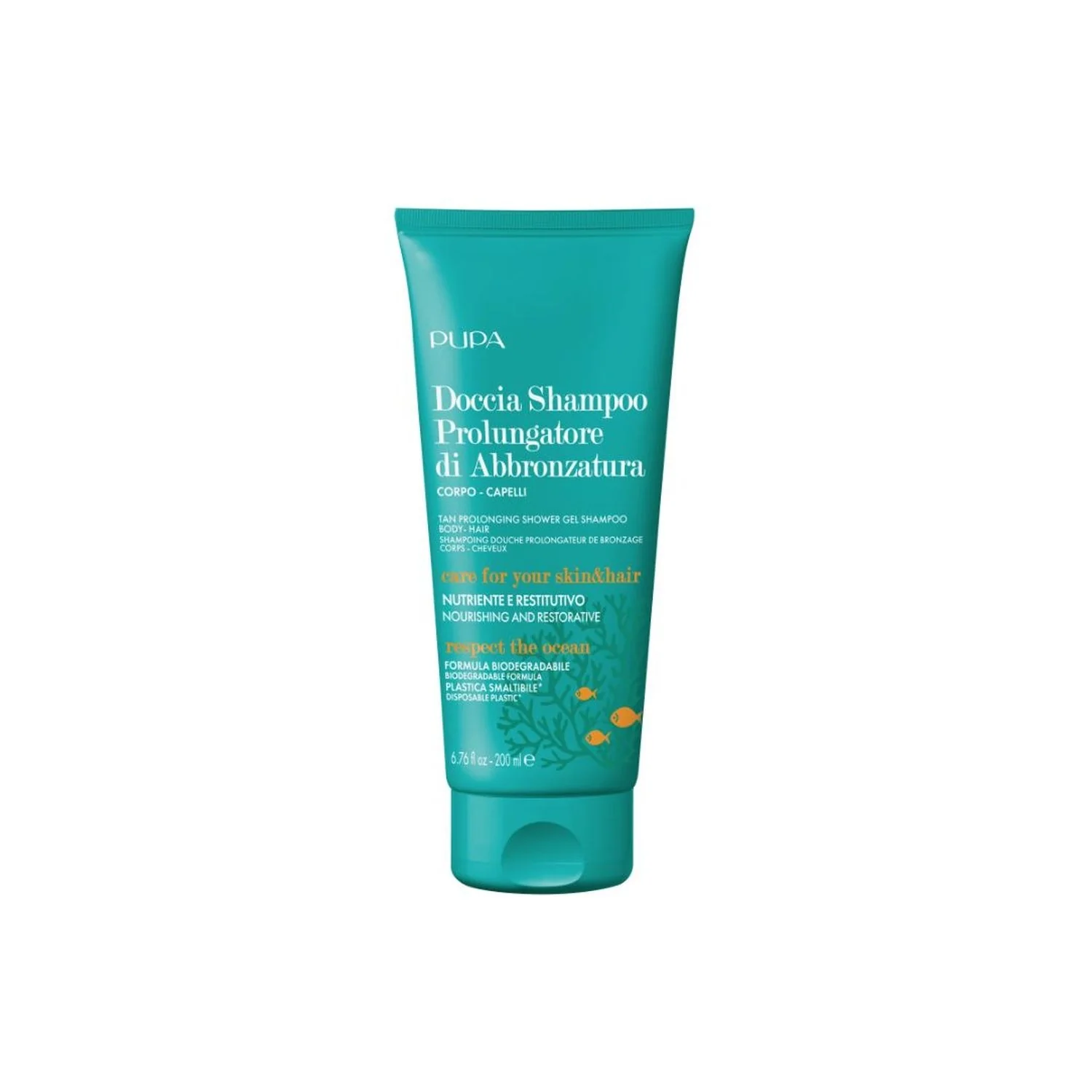 Sonnenschutz-Duschgel, Bräunungsverlängerungs-Shampoo, After-Sun-Duschgel