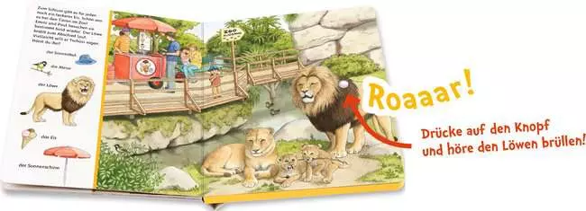 Sachen suchen, Sachen hören: Im Zoo