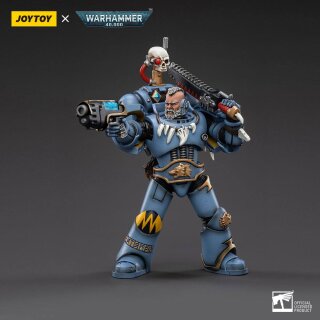 Warhammer 40k Actionfigur 1/18 Space Wolves Thunderwolf Cavalry Bjane
