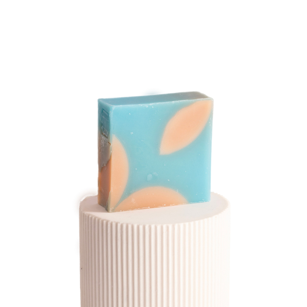 ciment PÉTALE Savon surgras corps motif Petale - Fragrance Rose Fraiche Savon solide 100g