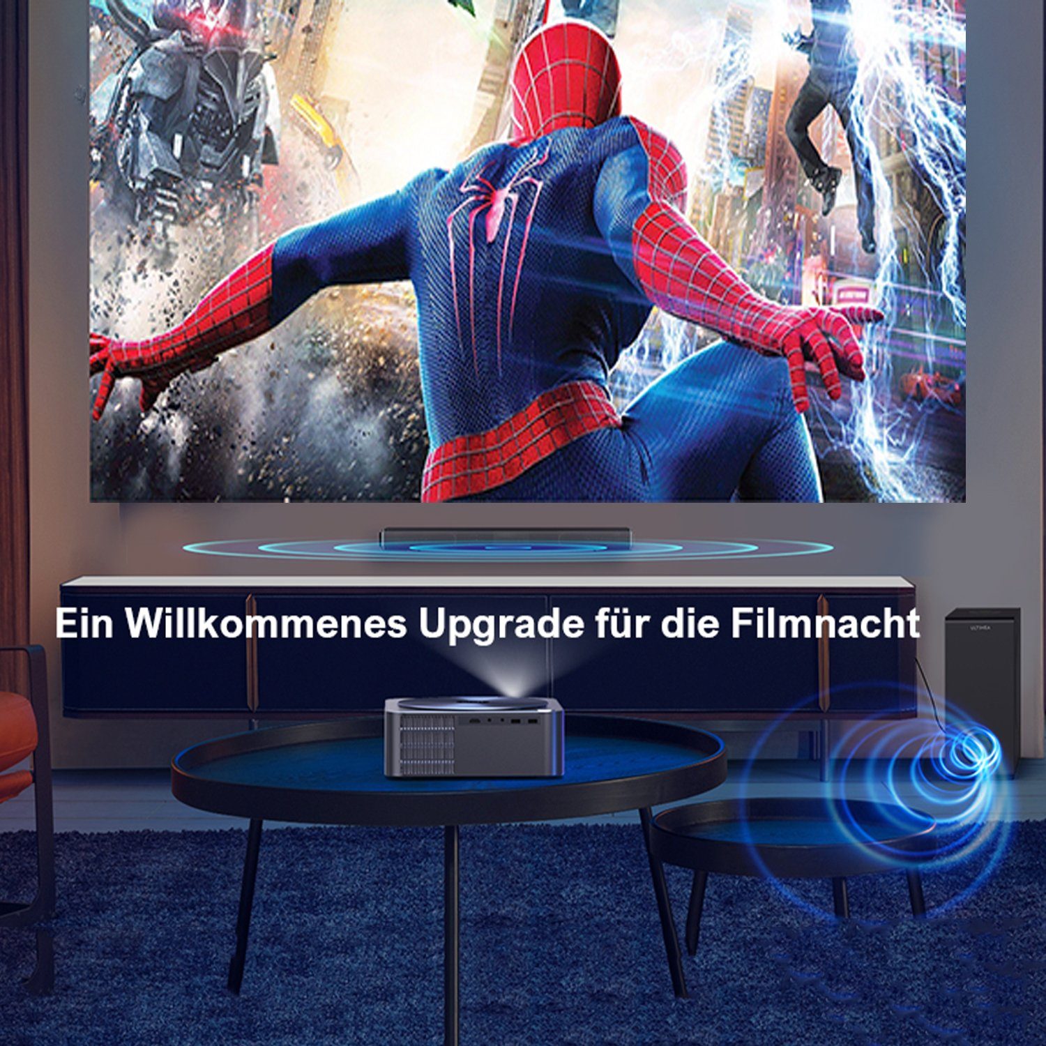 Ultimea Nova S40 2.1 Soundbar (HDMI ARC, 160 W, Surround-Sound, Bass Verbessert, 35mmT, Schlank Aber Leistungsstark)