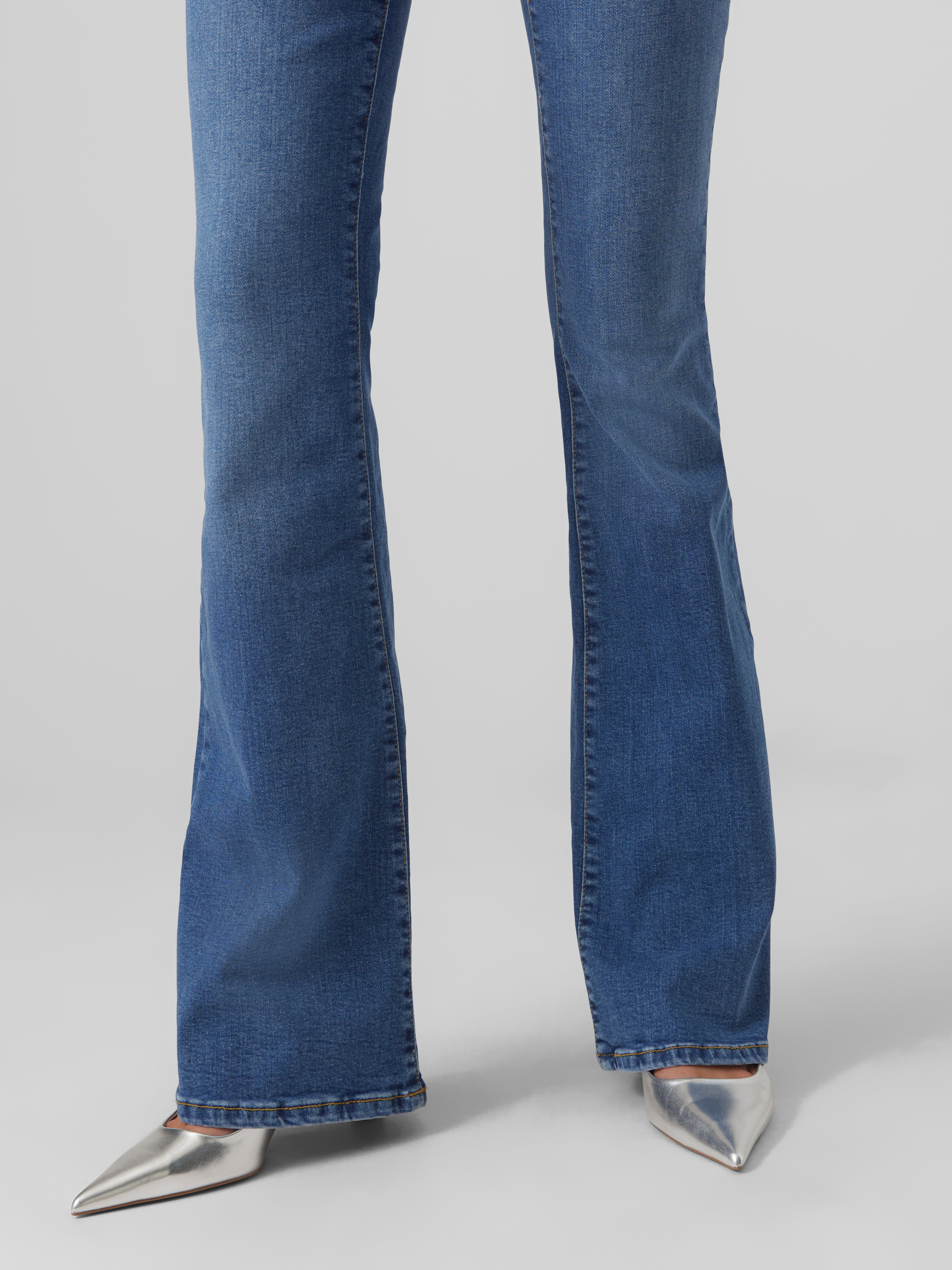VMSIGI Niedrige Taille Ausgestellt Jeans