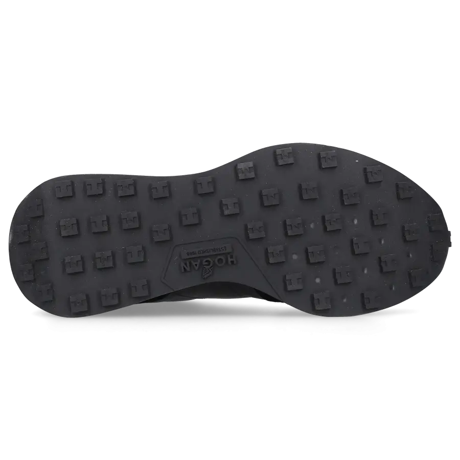 Hogan - Sneaker low H601 Veloursleder - schwarz