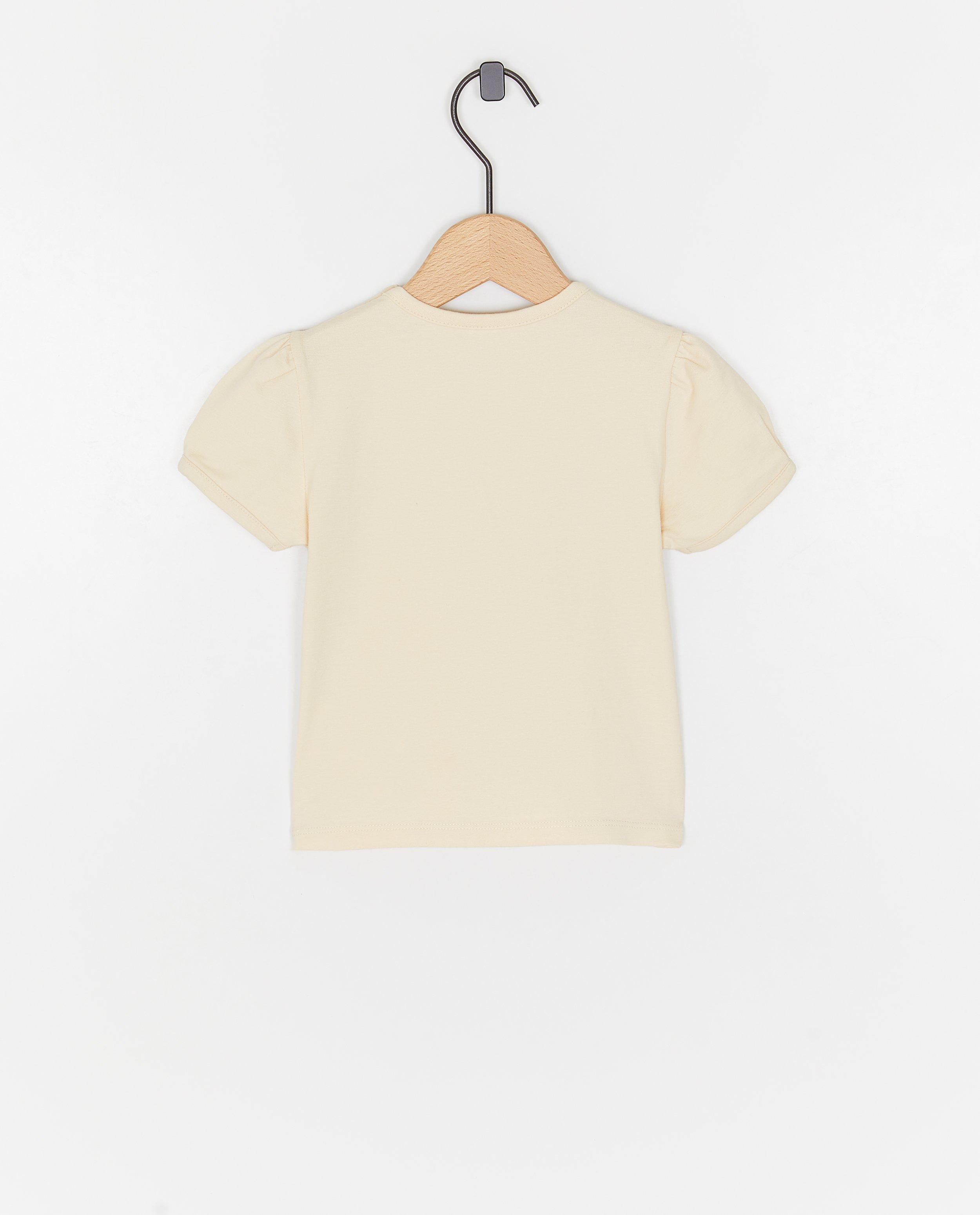 Tricou Cuddles and Smiles cu inscripții brodate albe