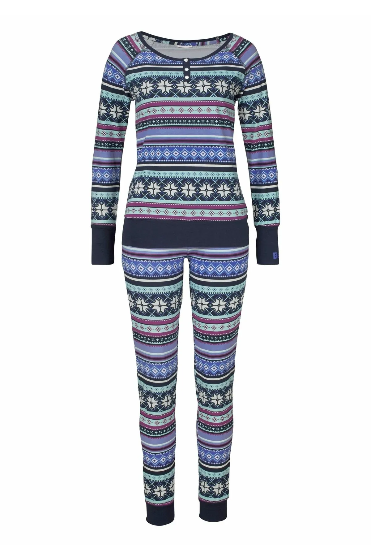 BENCH  Pyjama set - Blau - Unifarben