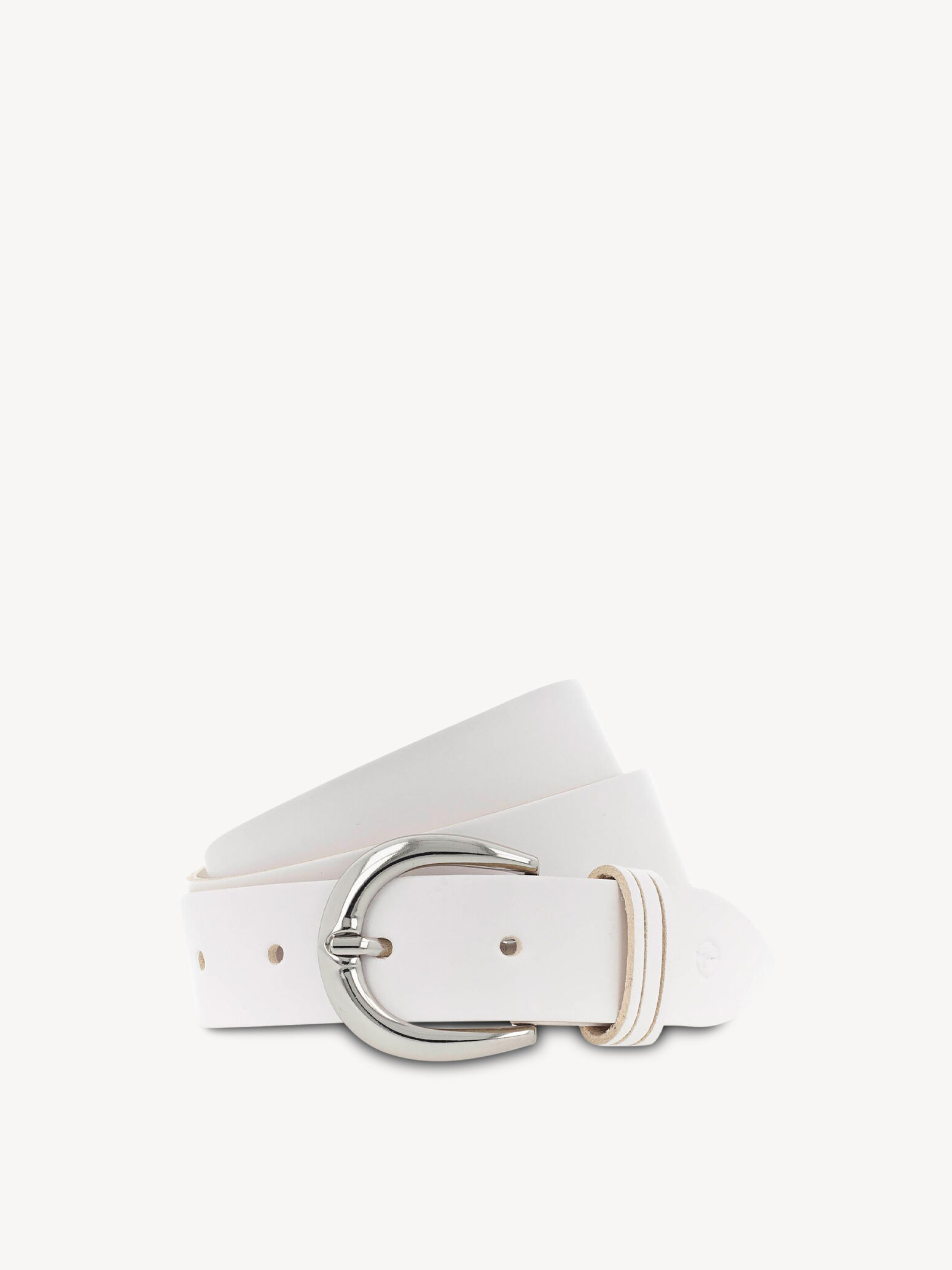 Ceinture en cuir - blanc